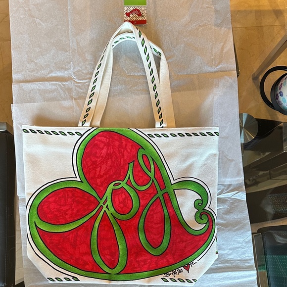 Brighton Handbags - Brighton Red and Green Joy Tote